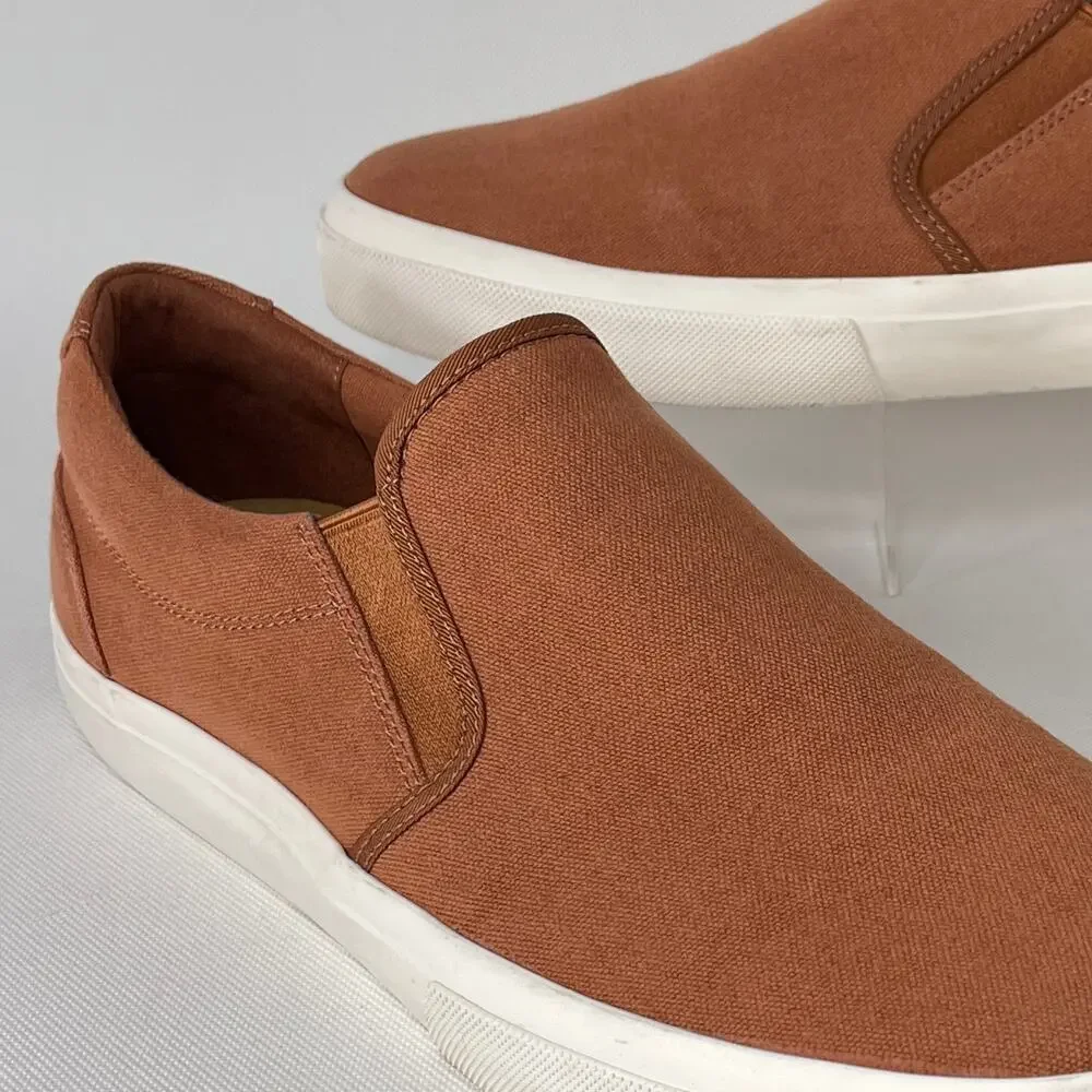 Greats Brooklyn Wooster Slip On Sneaker Canvas Brown